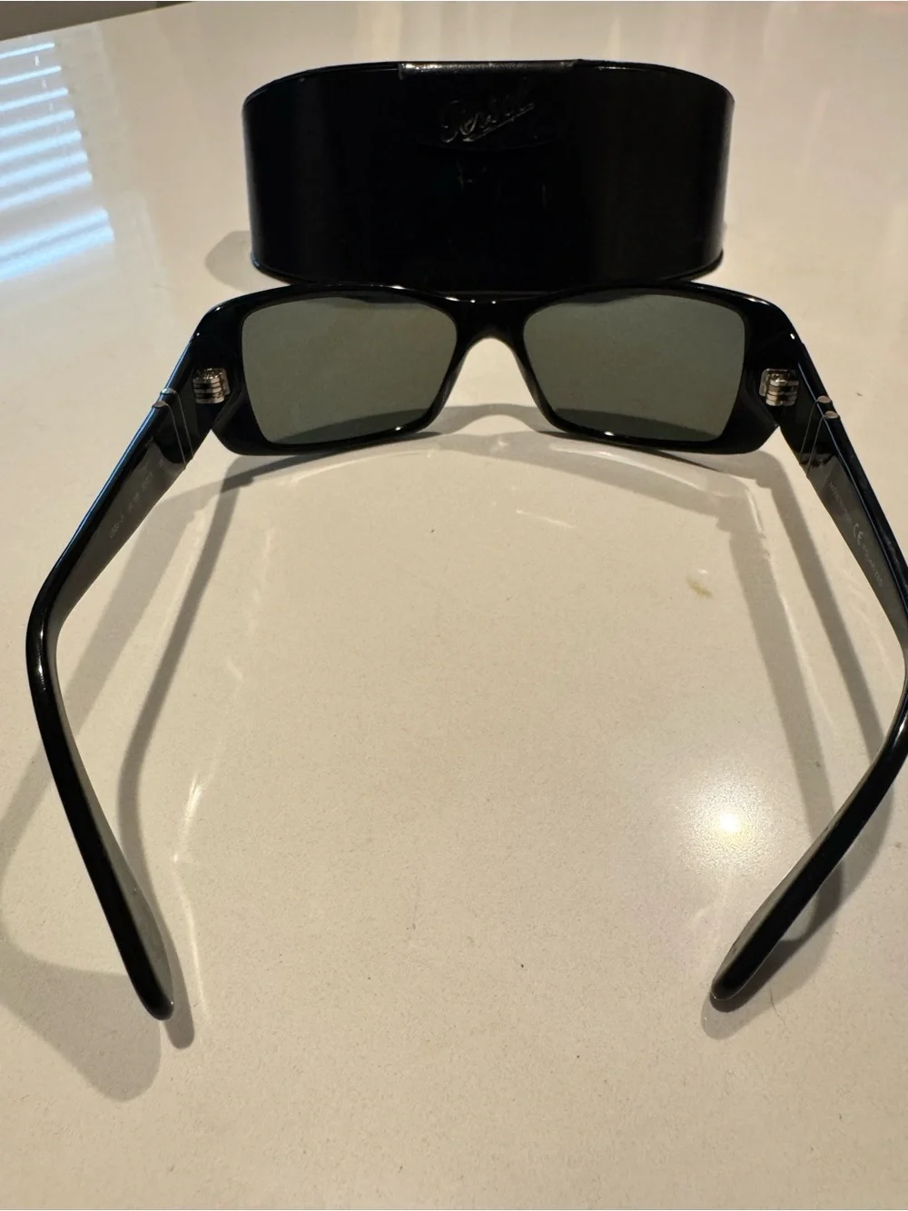 Persol PO2835-S Polarized Black 95/58 Made in Italy w/ Case
